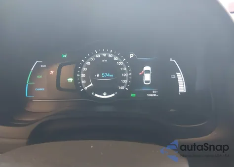 2019 Hyundai Ioniq Hybrid Limited из США, поврежденный, VIN KMHC85LC6KU114505